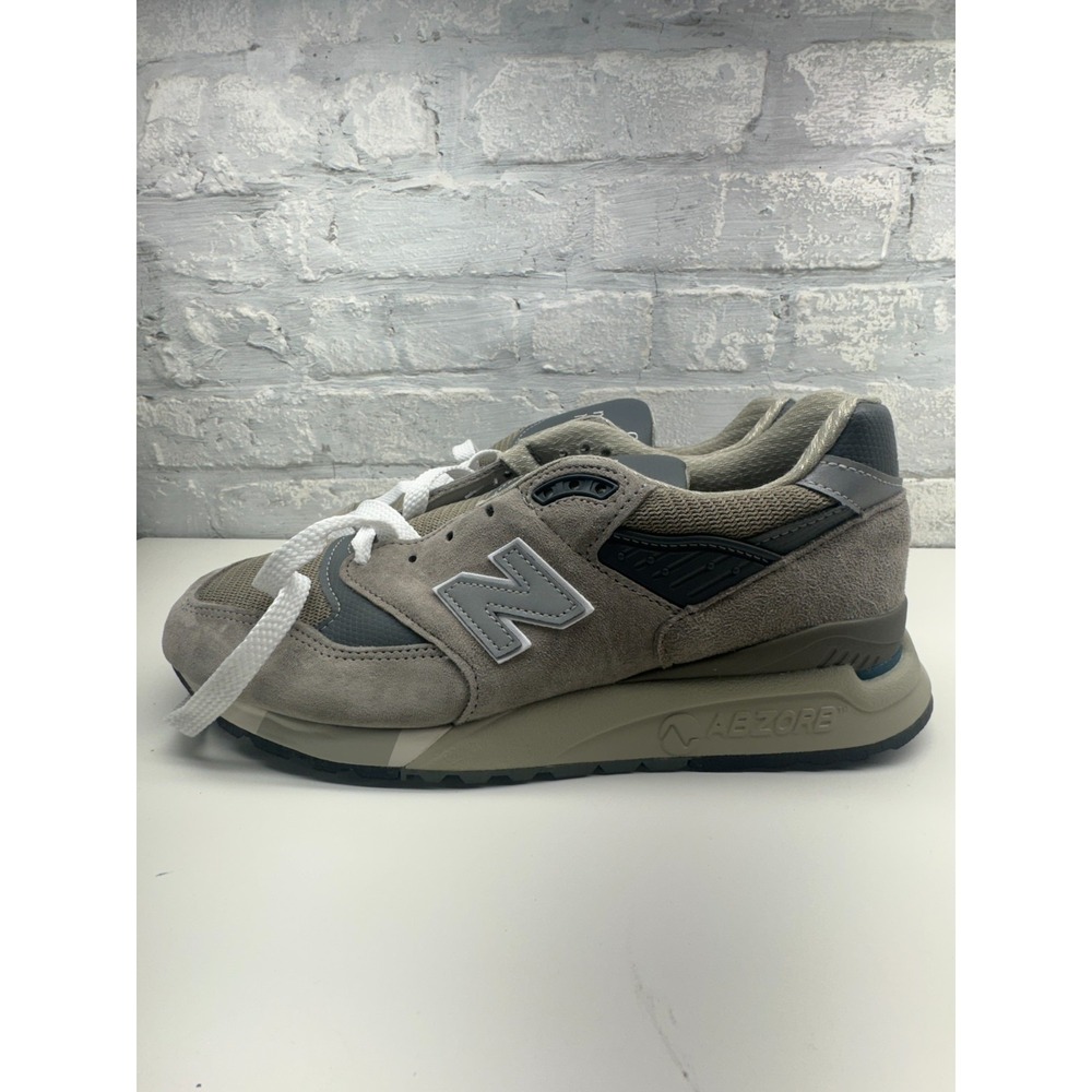 New Balance 998 Made in USA Reflective Silver Mens Size 9 Gray Sneaker U998GR